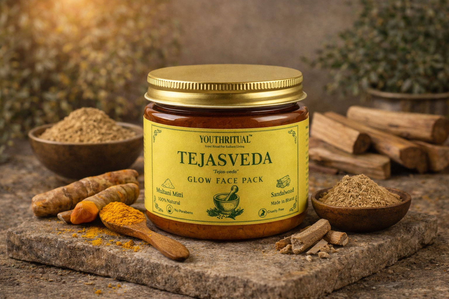 Youthritual Herbal Glow Multani Mitti Face Pack