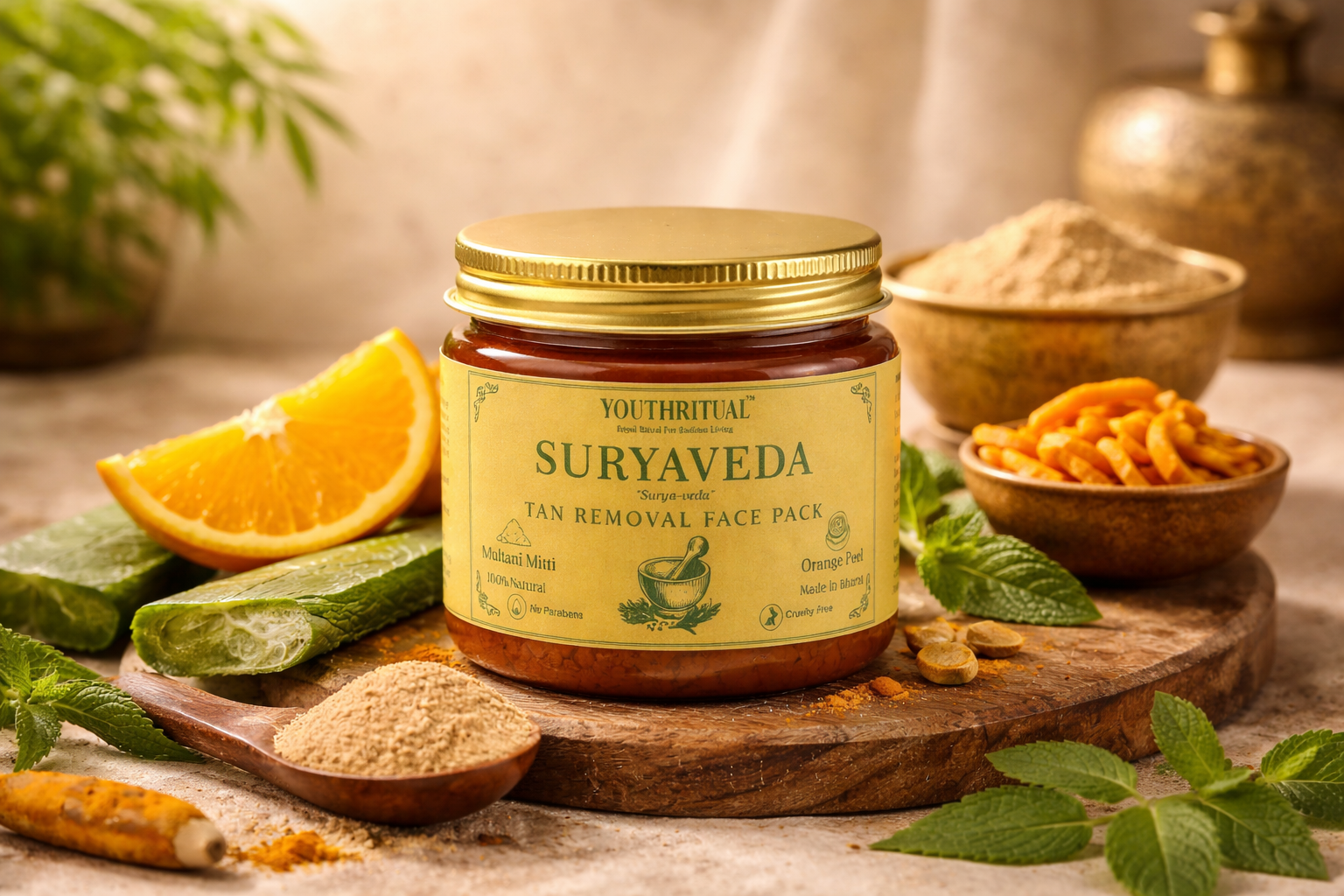 Youthritual Tan Removal Multani Mitti Face Pack